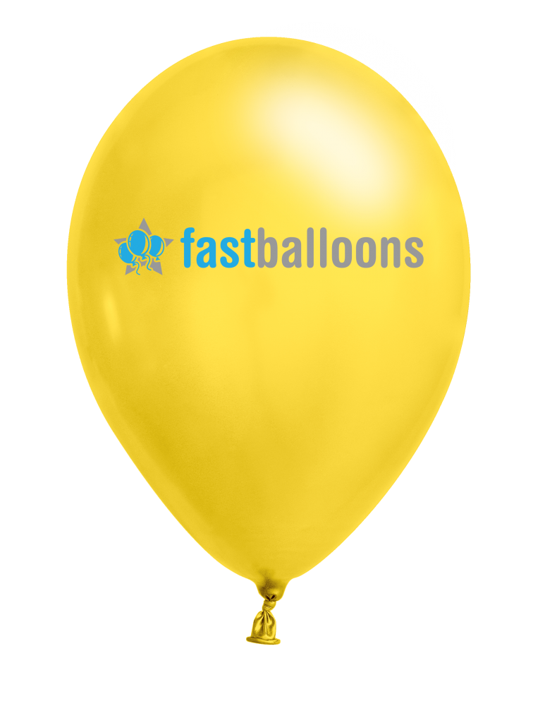 Bright Yellow Balloons - Promotional Helium Balloons | Fast Balloons