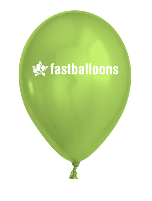 Metallic Lime Balloons