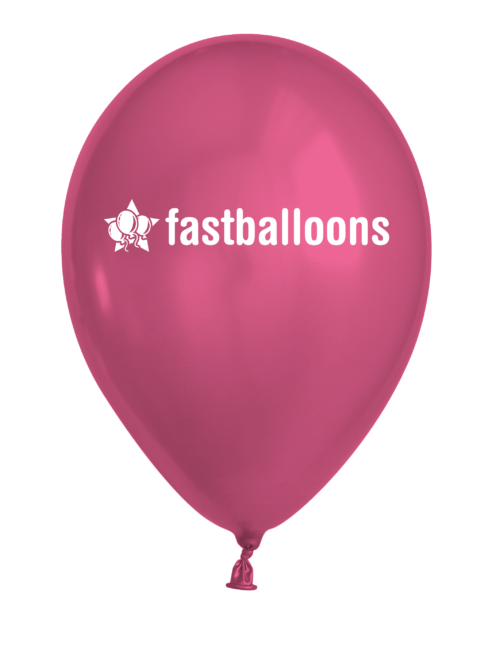 Metallic Fuchsia Balloons