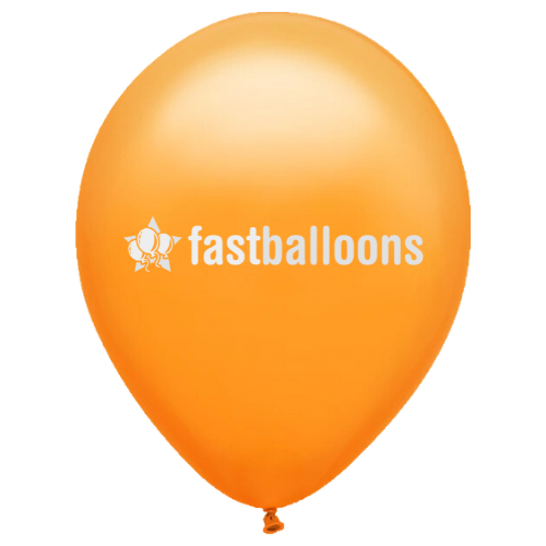 Bright Orange Balloons